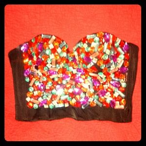 Lydia Bejeweled Bustier